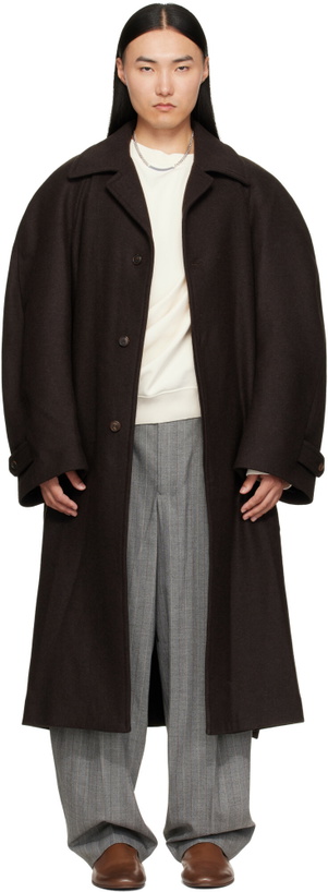 Photo: Hed Mayner Brown Twill Coat