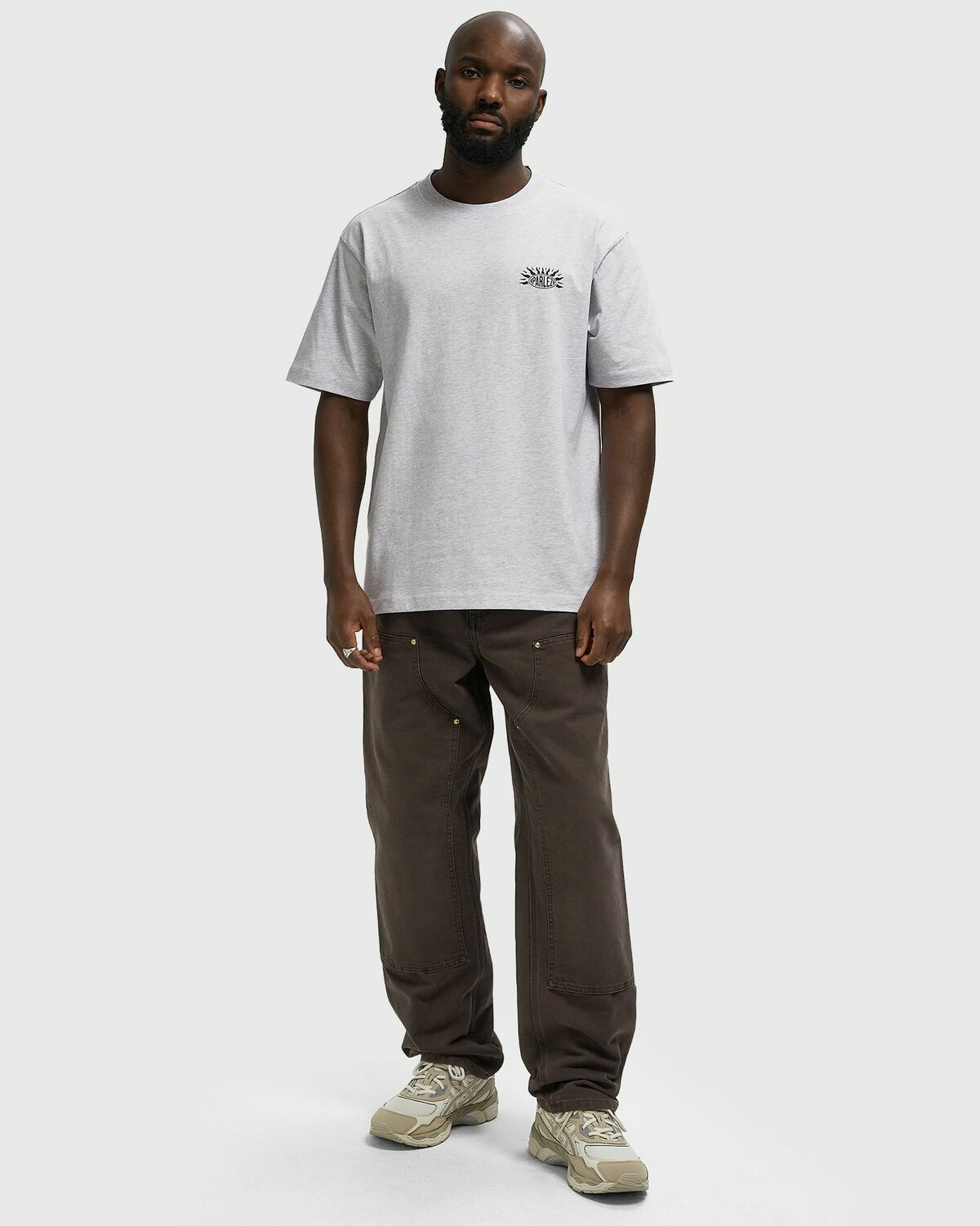 Parlez Soleil Tee Grey Mens Shortsleefe