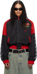 LU'U DAN Black New-Wave Shell Track Jacket
