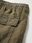 Vilebrequin - Baie Straight-Leg Linen Drawstring Cargo Shorts - Green