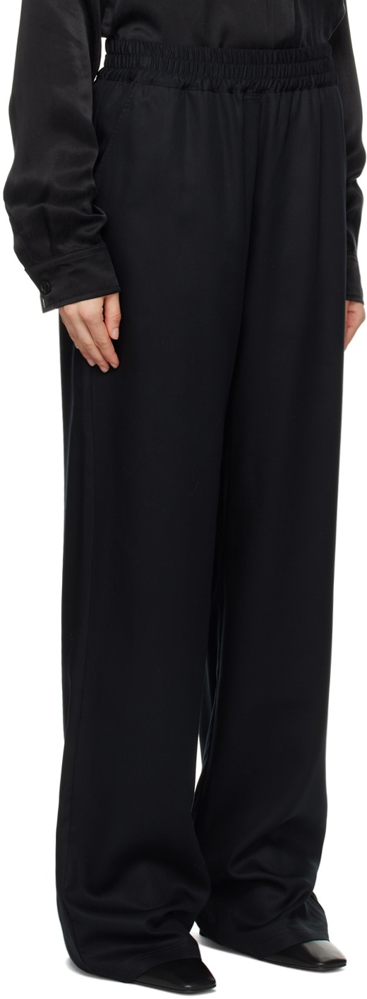 Han Kjobenhavn Black Wide-Leg Trousers