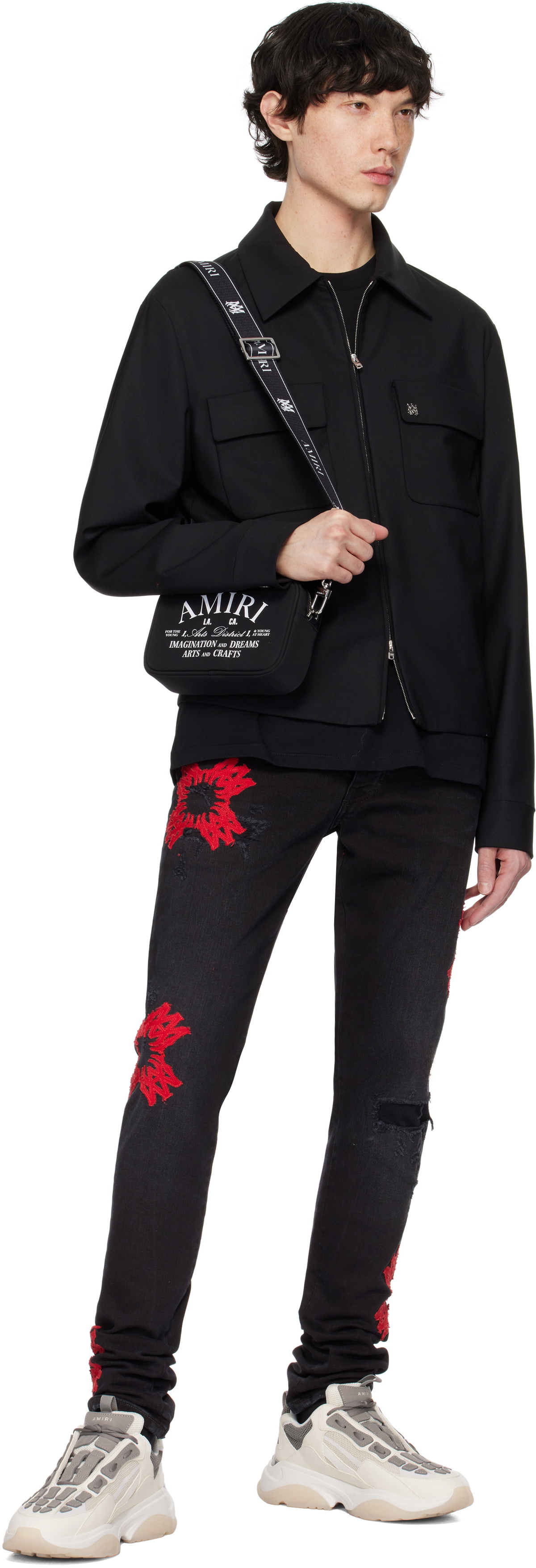 AMIRI Black 'Arts District' Camera Case Bag Amiri