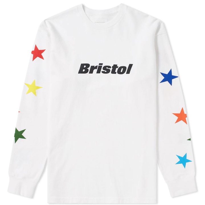 Photo: F.C. Real Bristol Long Sleeve Multicolour Star Tee White