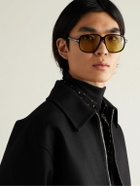 TOM FORD - D-Frame Tortoiseshell Acetate Sunglasses