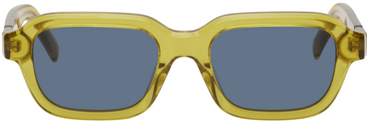Photo: Kenzo Yellow Rectangular Sunglasses