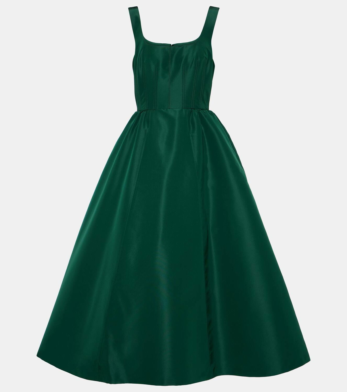 knee length dresses for ladies Carolina Herrera Ruched Stretch-Jersey Maxi Dress in Red  Runway Catalog
