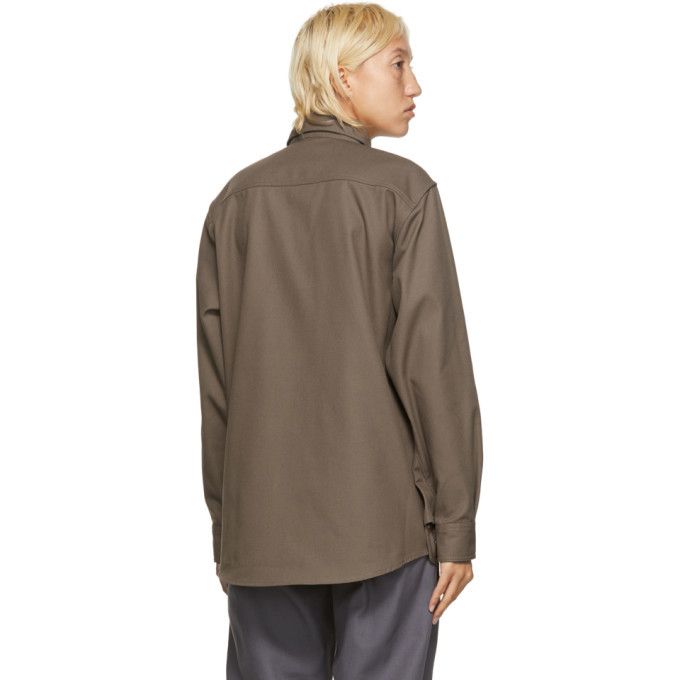 GR10K Taupe Klopman Shirt Jacket GR10K