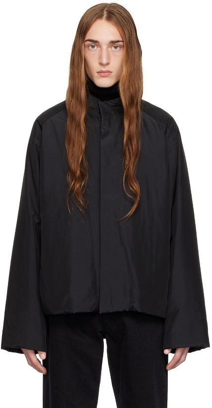 Photo: The Row Black Dougal Jacket