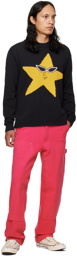 Sky High Farm Workwear Black Star Sweater