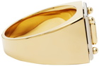 Dolce & Gabbana Gold & Silver Logo Ring