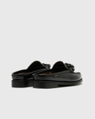 G H Bass EASY WEEJUN Tetra Tassel Slide Black Womens Casual Shoe