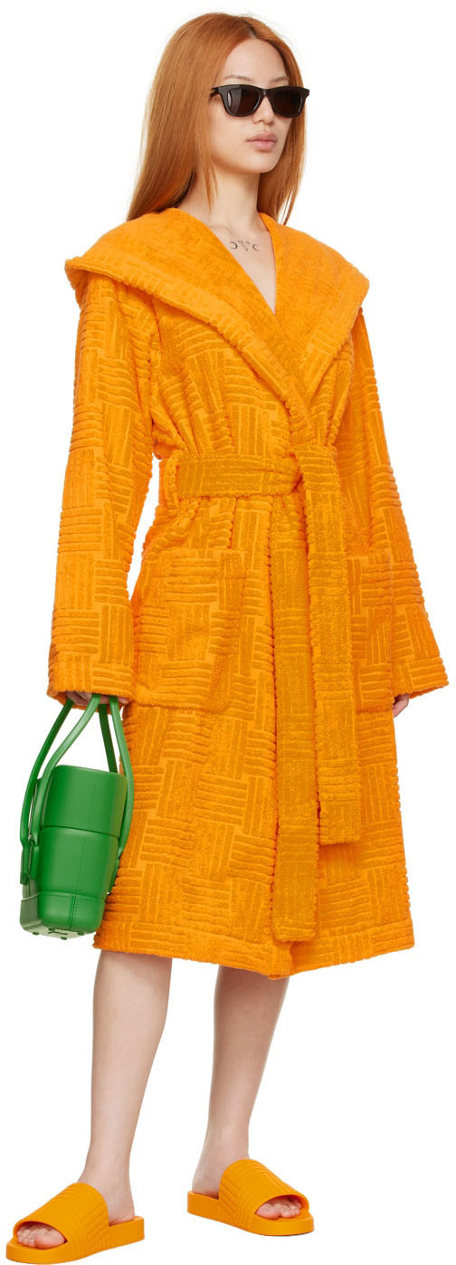 Bottega Veneta Orange Cotton Robe