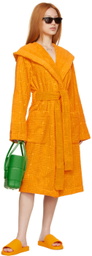 Bottega Veneta Orange Cotton Robe
