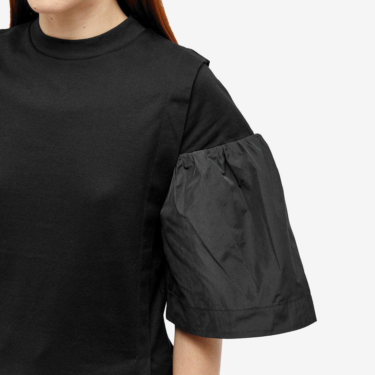 トップス TOGA PULLA Cotton jersey T-shirt TOGA Women's Cotton Jersey T-Shirt in Black Toga Pulla