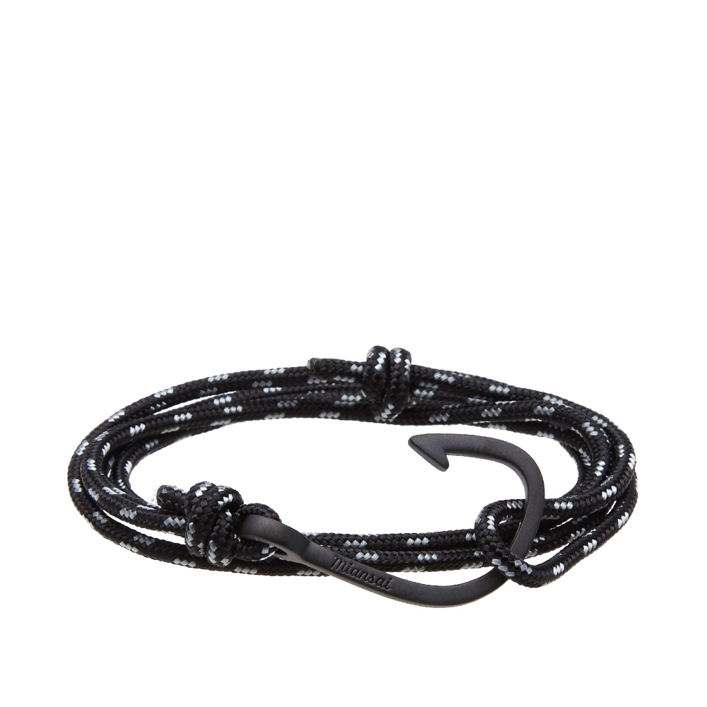 Photo: Miansai Black Hook Rope Bracelet