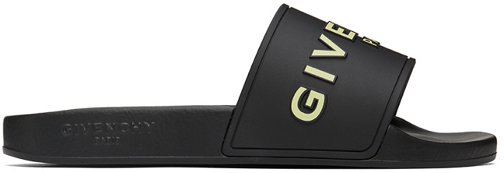 Photo: Givenchy Black Rubber Slides