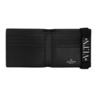 Valentino Black Valentino Garavani VLTN Bifold Wallet
