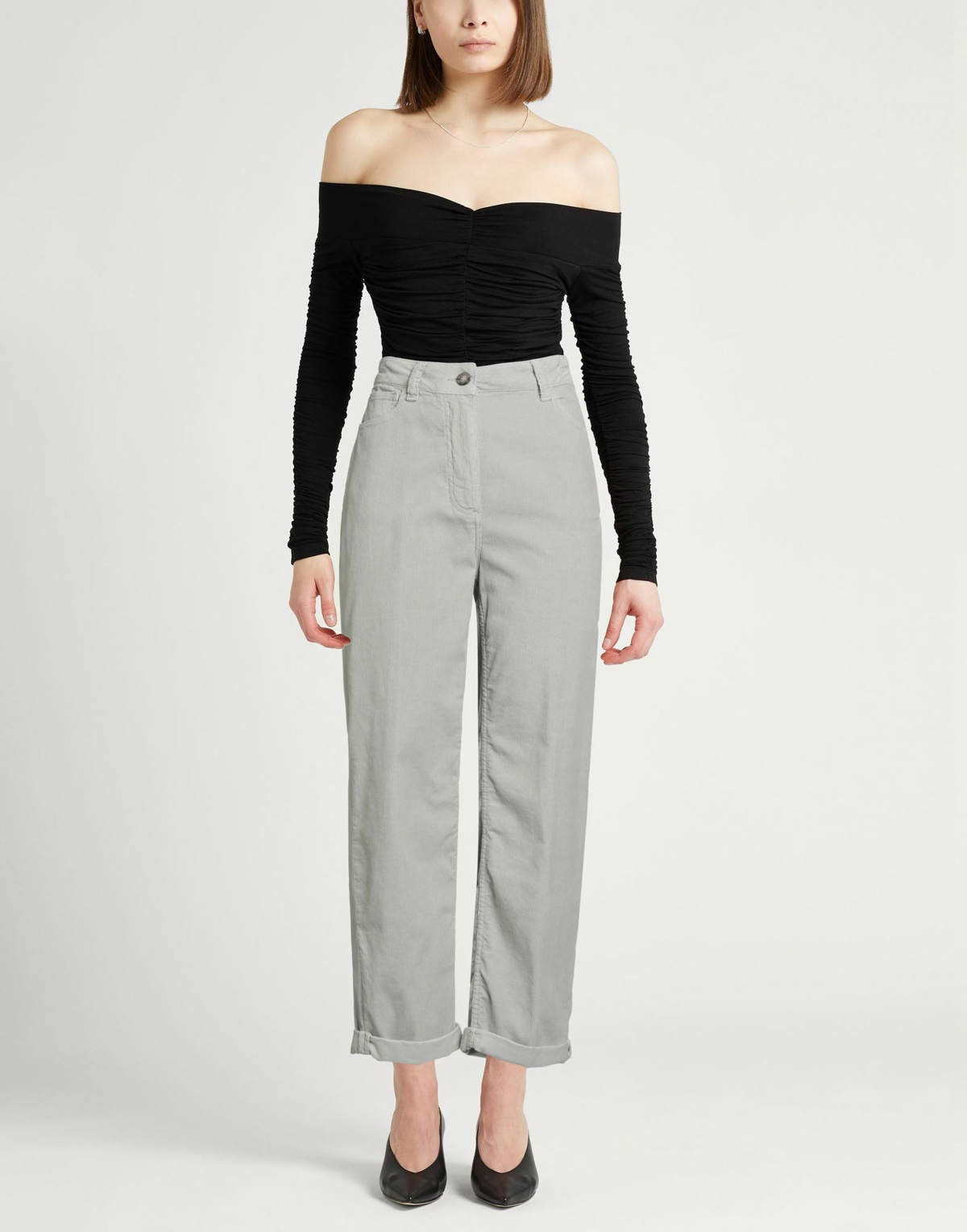 Peserico Womens Pants Light in Grey