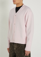 Jacquemus Le Cardigan Doppio Merino Wool-blend Cardigan Light Pink