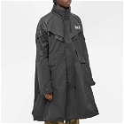 Nike Men's Sacai Trench Coat Jacket in Black