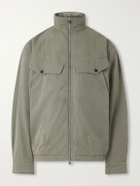 SECOND / LAYER - Vet Cotton-Blend Ripstop Jacket - Green