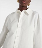 Saint Laurent Oversized cotton poplin shirt