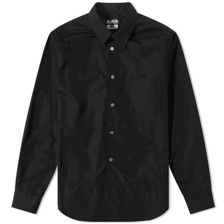 Photo: Comme des Garçons Black Front Panelled Shirt