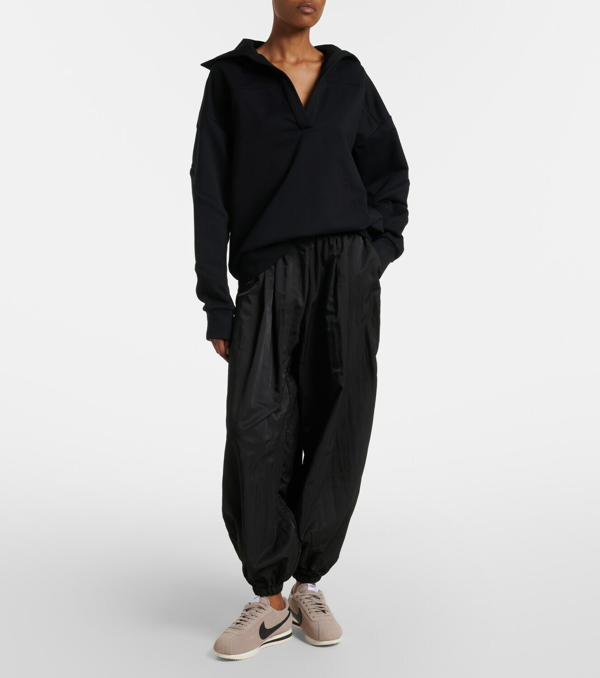 Norba Pleated balloon pants
