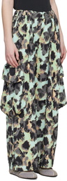 Collina Strada Multicolor Pleated Cargo Pants