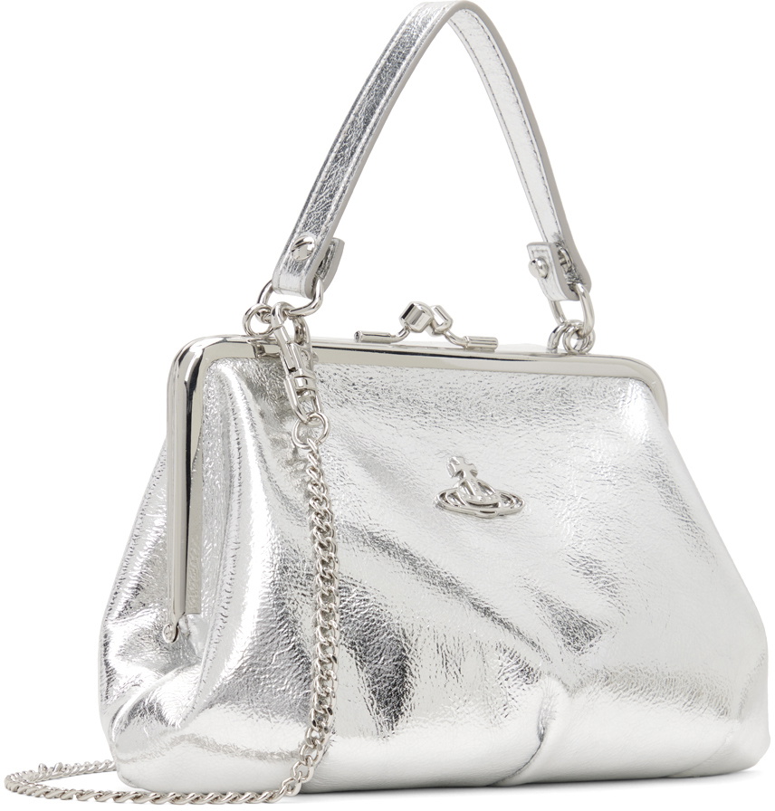 【Vivienne Westwood】GRANNY FRAME SHOULDER BAG Vivienne Westwood Granny Frame Purse Bag | Black | FARFETCH