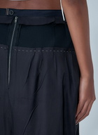 Maison Margiela Topstitching Midi Skirt