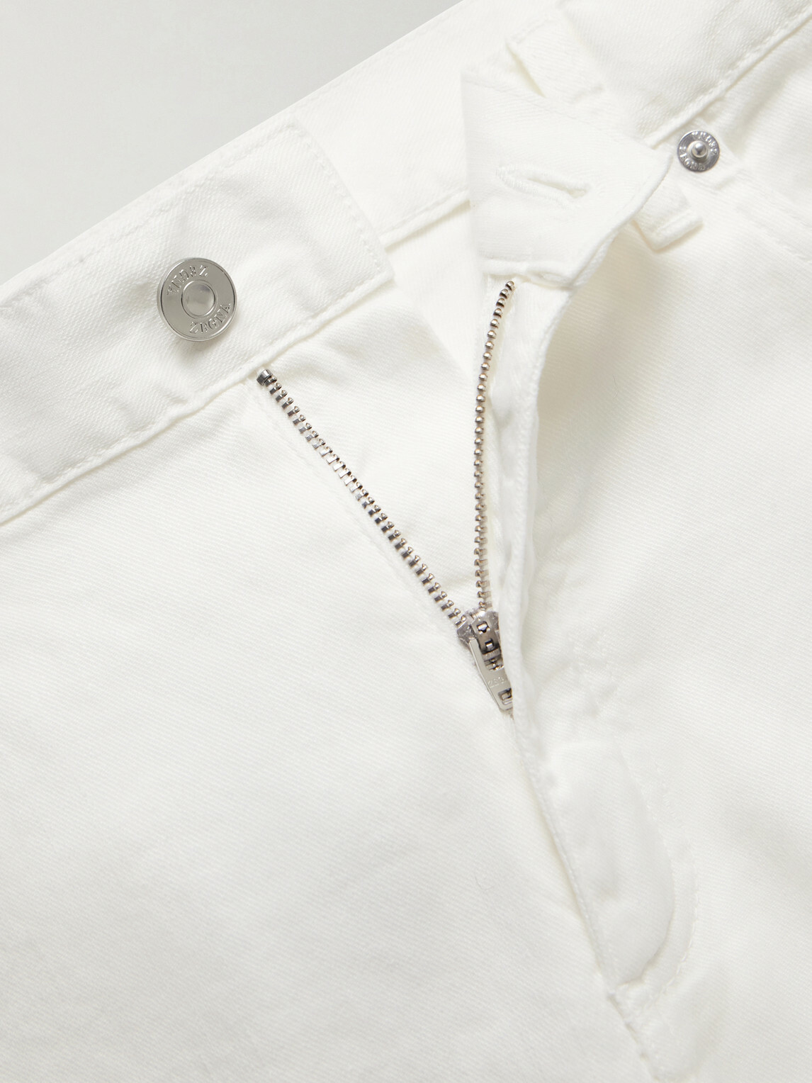 Zegna - Linen and Cotton-Blend Trousers - White