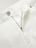 Zegna - Linen and Cotton-Blend Trousers - White