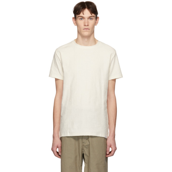 Photo: Norse Projects Off-White Towelling Texture Niels T-Shirt