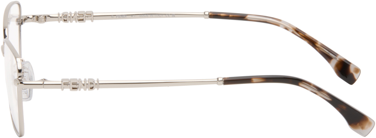 Fendi Silver Fendigraphy Glasses