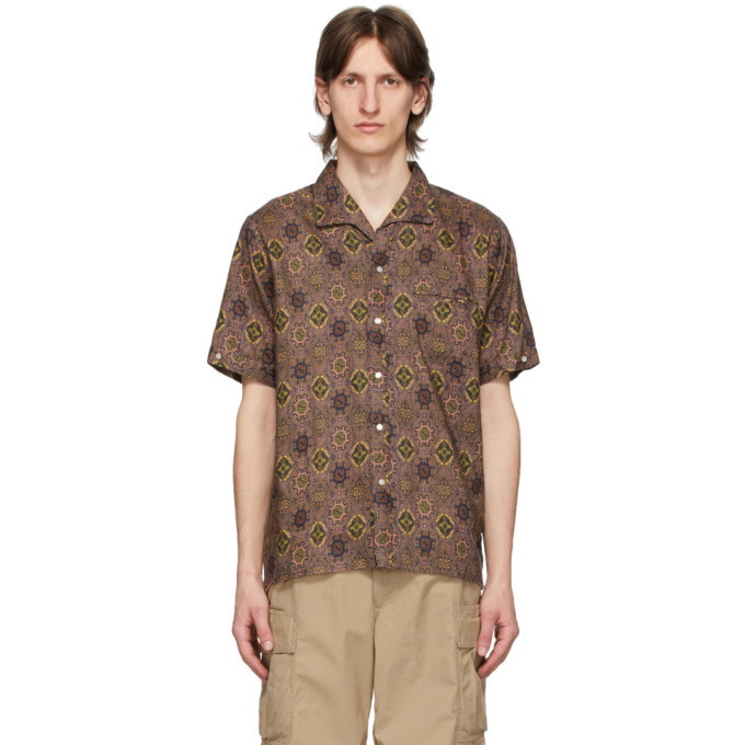 Photo: BEAMS PLUS Brown Flax Batik Print Shirt