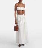 Adriana Degreas Cotton maxi skirt