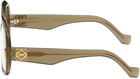 LOEWE Khaki Anagram Glasses