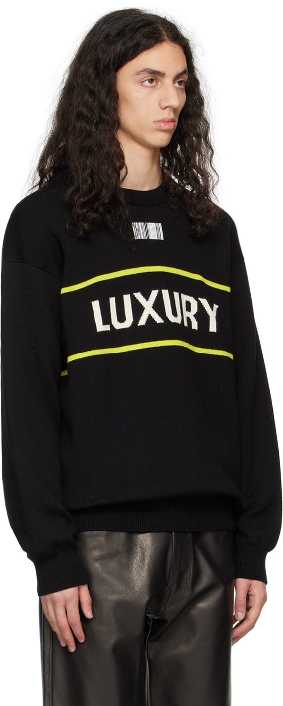 VTMNTS Black 'Luxury' Sweater