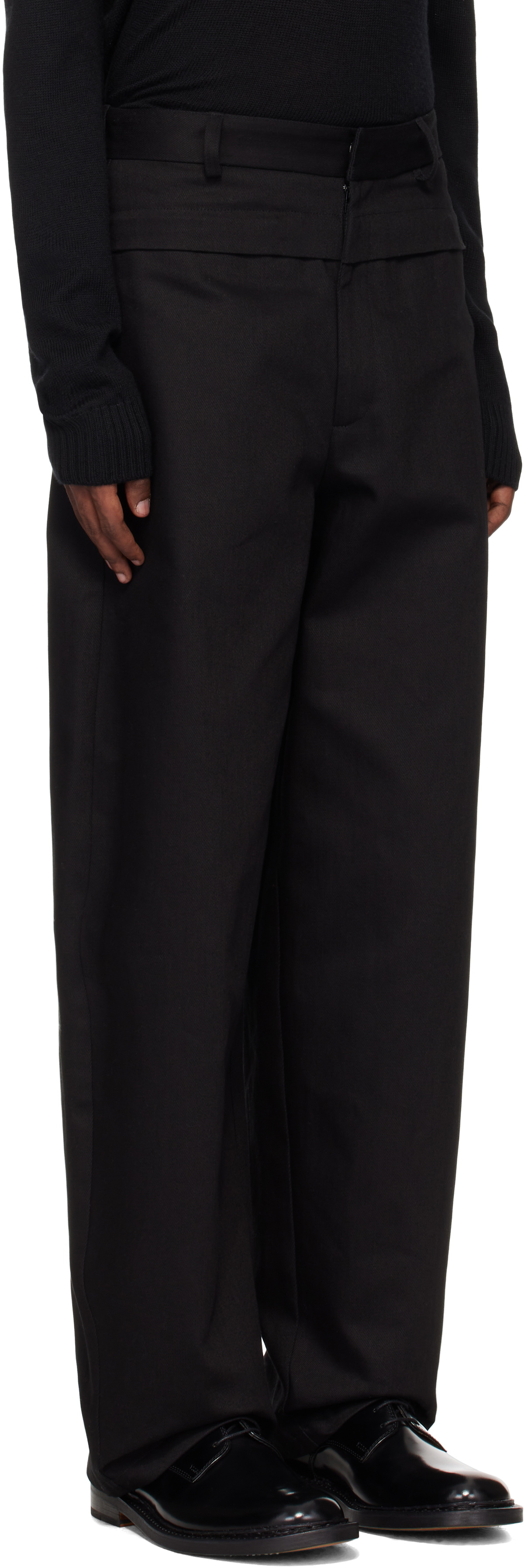 Galilee-By-Sea Black Ruff Jeans