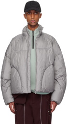 A. A. Spectrum Gray Boules Down Jacket