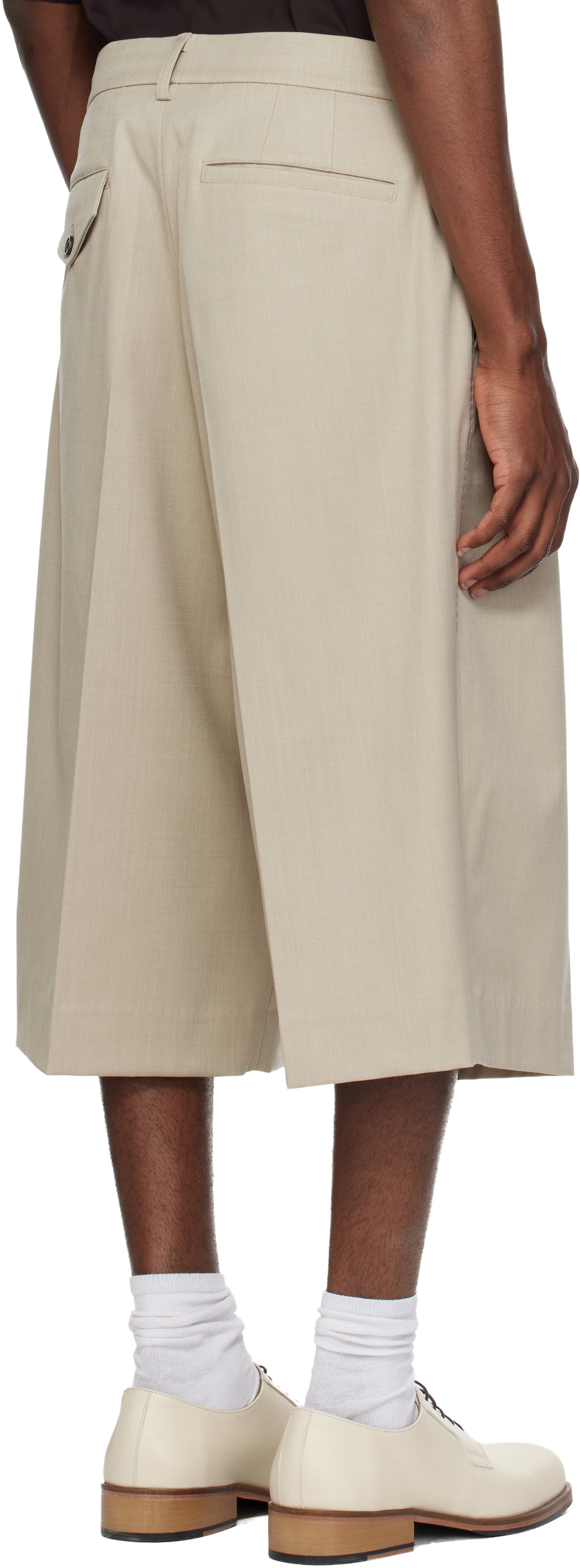 MMIC Beige Morrison Bermuda Shorts