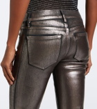 Frame Rodeo coated flared jeans