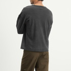 Mellow Clo Men's Everyday Longsleeve T-Shirt in Washed Black