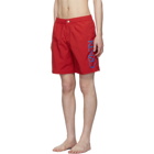 Kenzo Red Logo Swim Shorts