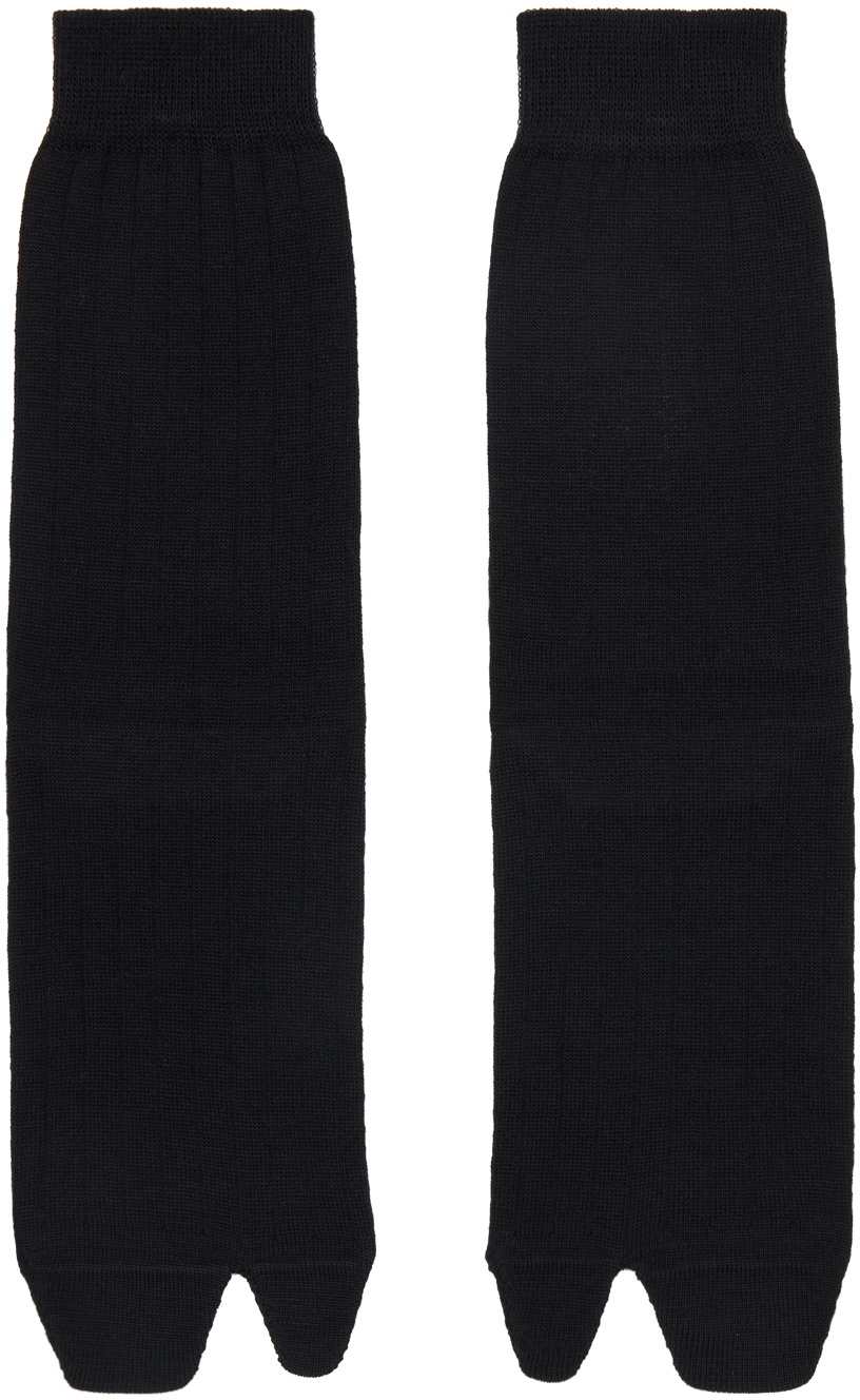 ◆Maison Margiela◆ Tabi ソックス コットン ブラック 関税込】新作◇Maison Margiela マルジェラ◇Tabi 足袋 靴下