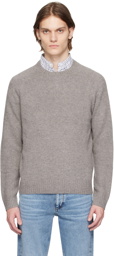 Polo Ralph Lauren Gray Patch Sweater