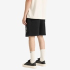 Cole Buxton Men's Distressed Collegiate Shorts in Vintage Black
