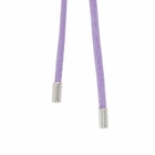 Anni Lu Women's Silver Heart On A String Necklace in Purple 