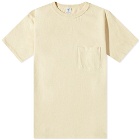Velva Sheen Men's Pigment Dyed Pocket T-Shirt in Nude